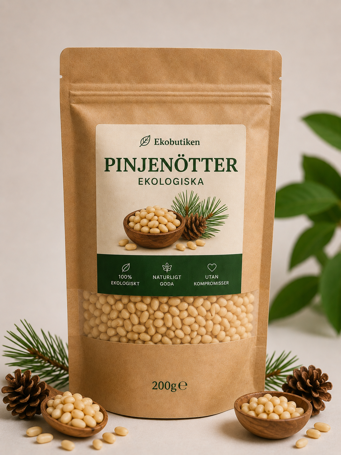 Pinjenötter 200g
